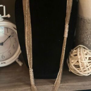 Elegant Gold Diamond Chain Necklace